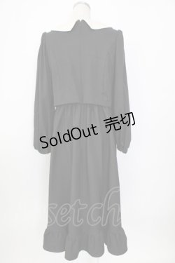 画像2: m petit by misako / サンリオキャラクターズコラボ クロミワッペン付きワンピース M 黒 T-26-01-26-019-LO-OP-SA-ZT