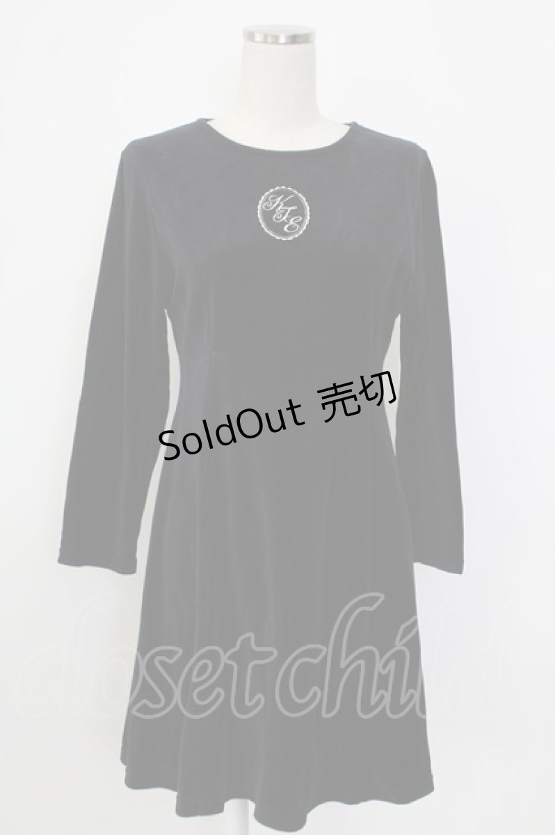 画像1: Katie / DRESS IN VELVET ワンピース S 黒 T-26-01-26-020-LO-OP-SA-ZT561 (1)