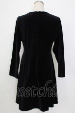 画像2: Katie / DRESS IN VELVET ワンピース S 黒 T-26-01-26-020-LO-OP-SA-ZT561 (2)