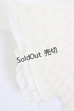画像4: axes femme / チュール重ね透かし編みボレロ M アイボリー T-26-01-27-002-AX-TO-SA-ZT561