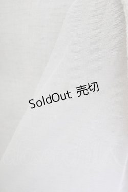 画像7: axes femme / チュール重ね透かし編みボレロ M アイボリー T-26-01-27-002-AX-TO-SA-ZT561