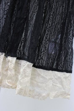 画像6: axes femme / リュクスレースガウン  ブラック T-26-01-27-003-AX-TO-SA-ZT