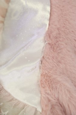 画像5: DearMyLove / セーラーレースリボンファーコート M ピンク T-26-01-27-001-EL-CO-SA-ZT