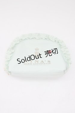 画像1: m petit by misako / NINA'Sコラボラウンドポーチ  ミント T-26-01-28-024-LO-ZA-SA-ZT