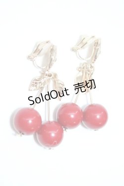 画像2: m petit by misako / さくらんぼイヤリング  赤Ｘゴールド T-26-01-28-027-LO-AC-SA-ZT