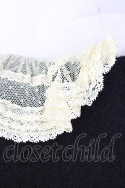 画像3: PINK HOUSE / チュール襟長袖ワンピース  ブラック T-26-01-28-007-LO-OP-SA-ZT