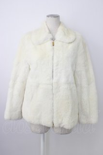 アイボリー 毛皮コート PINK HOUSE / 毛皮コート M アイボリー T-26-01-28-010-LO-CO-SA