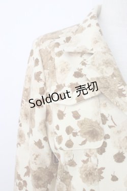 画像3: PINK HOUSE / モノトーン花柄ジャケット L ベージュ T-26-01-28-011-LO-JA-SA-ZT