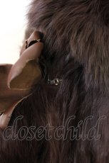画像3: INGEBORG / ファーマフラー  ブラウン T-26-01-28-015-0-ZA-SA-ZT575 (3)
