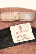 画像4: m petit by misako / NINA'S AM カメオベレー  ピンク T-26-01-28-017-LO-AC-SA-ZTK004 (4)