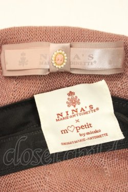 画像4: m petit by misako / NINA'S AM カメオベレー  ピンク T-26-01-28-017-LO-AC-SA-ZT