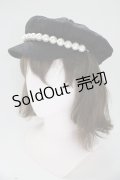 Princess Melody / レースパールキャップ  黒Ｘ白 T-26-01-28-018-EL-AC-SA-ZTK004