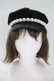 画像2: Princess Melody / レースパールキャップ  黒Ｘ白 T-26-01-28-018-EL-AC-SA-ZT (2)