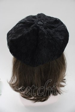 画像4: Princess Melody / レースパールキャップ  黒Ｘ白 T-26-01-28-018-EL-AC-SA-ZT