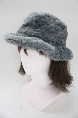 画像1: PINK HOUSE / ファーハット  グレー T-26-01-28-020-LO-AC-SA-ZT