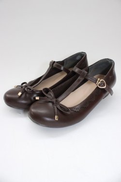 画像1: m petit by misako / 防水パンプス L ブラウン T-26-01-28-021-LO-SH-SA-ZT