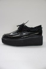 画像3: merry jenny / フリルエナメルシューズ  ブラック T-26-01-28-022-LO-SH-SA-ZTK014 (3)