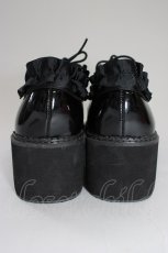 画像4: merry jenny / フリルエナメルシューズ  ブラック T-26-01-28-022-LO-SH-SA-ZTK014 (4)