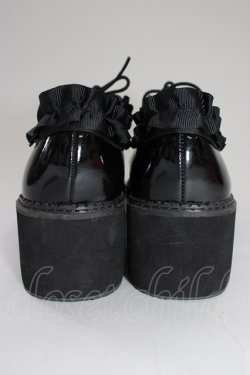 画像4: merry jenny / フリルエナメルシューズ  ブラック T-26-01-28-022-LO-SH-SA-ZT