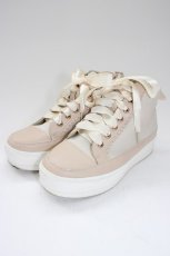 画像1: axes femme / スカラップ厚底スニーカー  ベージュ T-26-01-28-023-AX-SH-SA-ZTK014 (1)
