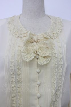 画像5: INGEBORG / レース2つリボン&襟ブラウス  キナリ T-26-01-29-002-LO-BL-SA-ZT