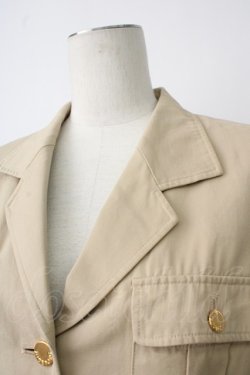 画像4: INGEBORG / 4つタック入りポケットジャケット M ベージュ T-26-01-29-004-LO-JA-SA-ZT