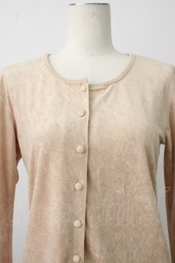 画像5: INGEBORG / パイル地カーディガン  ベージュ T-26-01-29-005-LO-TO-SA-ZT581