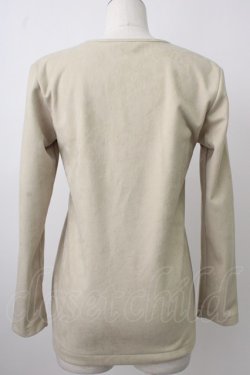 画像2: INGEBORG / 胸元リボン付ベロア風プルオーバー  若草 T-26-01-29-006-LO-TO-SA-ZT581