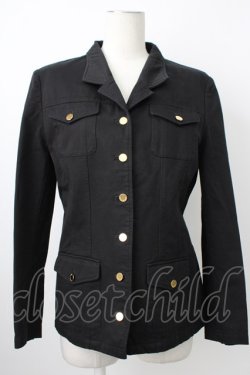 画像1: INGEBORG / 4つポケットジャケット M ブラック T-26-01-29-011-LO-JA-SA-ZT