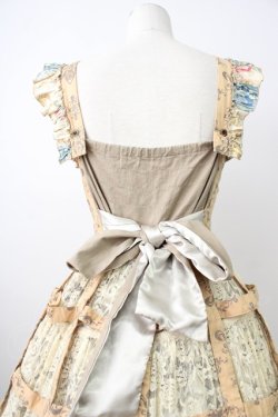 画像3: STEAM / クリノリン風ジャンパースカート  ベージュ T-26-01-29-013-HN-OP-SA-ZT