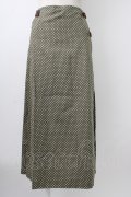 INGEBORG / ドット柄キルト風スカート  グリーン T-26-01-29-015-LO-SK-SA-ZT