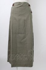 画像1: INGEBORG / ドット柄キルト風スカート  グリーン T-26-01-29-015-LO-SK-SA-ZT582 (1)