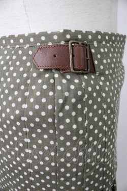 画像5: INGEBORG / ドット柄キルト風スカート  グリーン T-26-01-29-015-LO-SK-SA-ZT