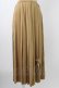 画像1: INGEBORG / ニット裾リボンプリーツスカート  ベージュ T-26-01-29-016-LO-SK-SA-ZT (1)