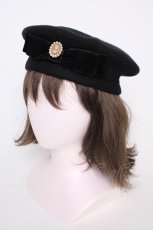 画像1: m petit by misako / カメオボンベレー  黒 T-26-02-01-024-LO-AC-SA-ZTK004 (1)