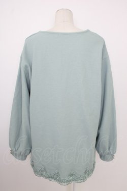 画像2: axes femme / 裾レーストップス M グリーン T-26-02-01-003-AX-TO-SA-ZT