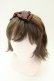 画像1: m petit by misako / AMリボンカチューシャ  ブラウン T-26-02-01-028-LO-AC-SA-ZT (1)