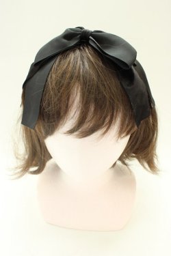 画像1: LOLITAその他(お買取対象外) / リボンクリップカチューシャ  ブラック T-26-02-01-030-LO-ZA-SA-ZT