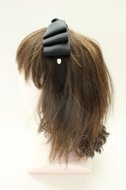 画像3: m petit by misako / NINA'sコラボ AM*NIリボンカチューシャ  黒 T-26-02-01-031-LO-AC-SA-ZT