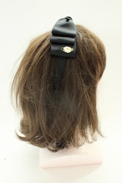 画像4: m petit by misako / NINA'sコラボ AM*NIリボンカチューシャ  黒 T-26-02-01-031-LO-AC-SA-ZT