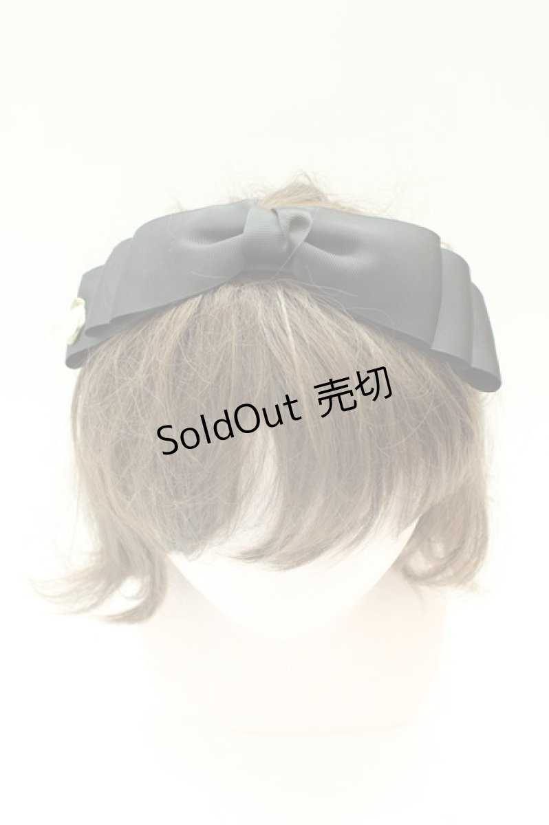 画像5: m petit by misako / NINA'sコラボ AM*NIリボンカチューシャ  黒 T-26-02-01-031-LO-AC-SA-ZT575-F003 (5)