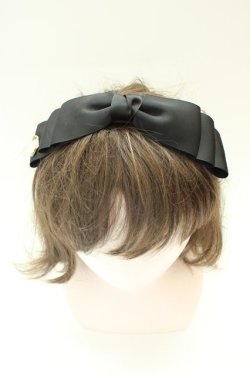 画像5: m petit by misako / NINA'sコラボ AM*NIリボンカチューシャ  黒 T-26-02-01-031-LO-AC-SA-ZT
