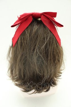 画像2: Cute.Q / パールレースリボンカチューシャ  赤Ｘ白 T-26-02-01-033-EL-AC-SA-ZT