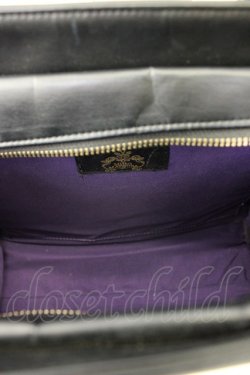 画像3: MIHO MATSUDA / ロゴプレートハンドバッグ  黒 T-26-02-01-037-GO-BG-SA-ZT