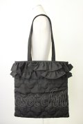m petit by misako / キルティングトートバッグ  黒 T-26-02-01-038-LO-BG-SA-ZT
