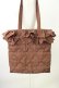 画像2: m petit by misako / キルティングトートバッグ  ブラウン T-26-02-01-039-LO-BG-SA-ZT (2)
