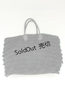 画像2: PINK HOUSE / バッグ  黒シフォンフリル T-26-02-01-040-LO-BG-SA-ZT