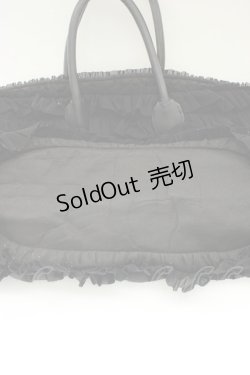 画像4: PINK HOUSE / バッグ  黒シフォンフリル T-26-02-01-040-LO-BG-SA-ZT