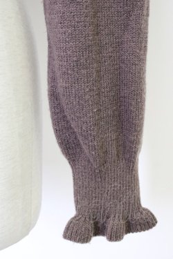 画像3: m petit by misako / AM*リボンニットボレロ S ブラウン T-26-02-01-005-LO-TO-SA-ZT