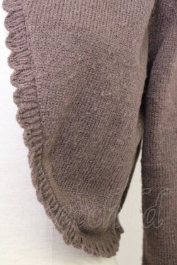 画像4: m petit by misako / AM*リボンニットボレロ S ブラウン T-26-02-01-005-LO-TO-SA-ZT